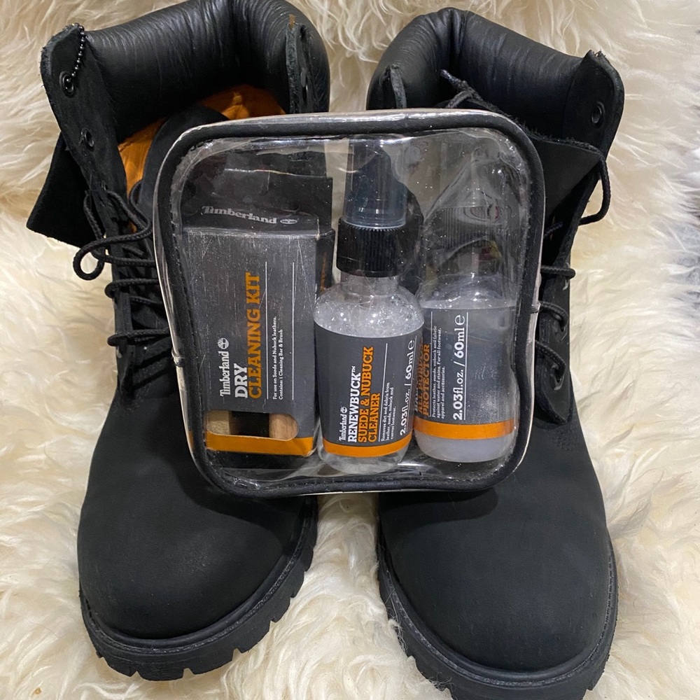 Women’s black Timberland boots